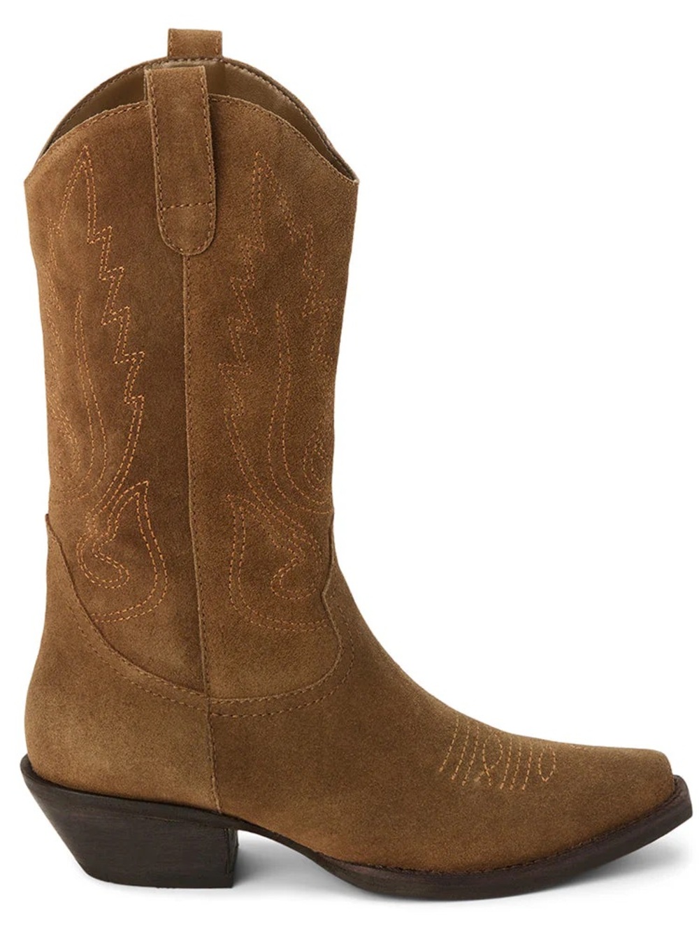 Matisse Gaucho Brown Suede Western Cowboy Boots - Size 8